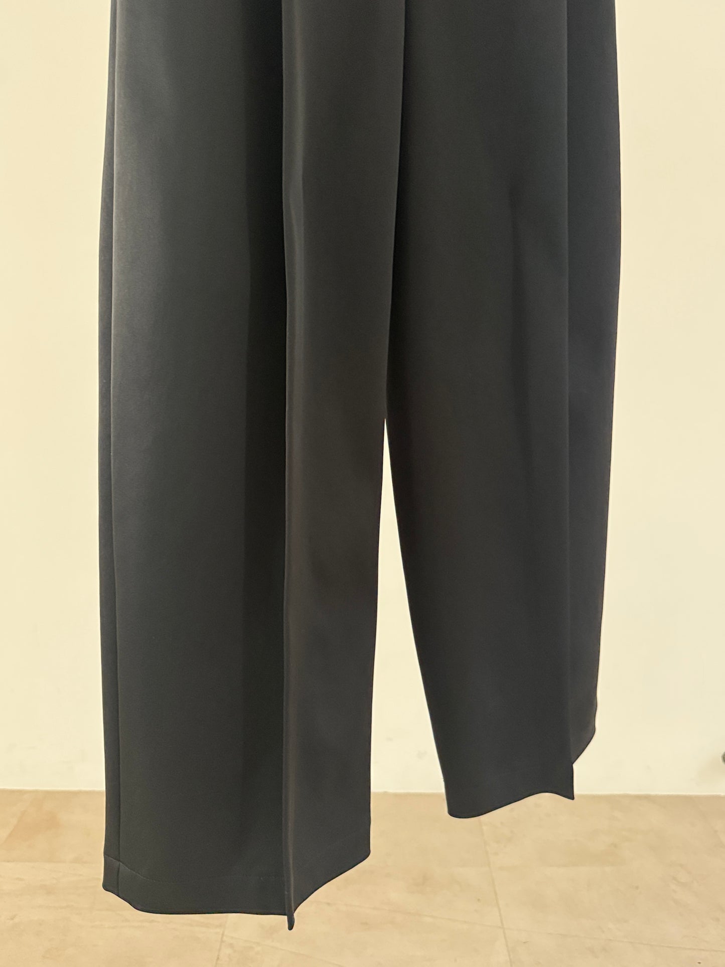 3d wide pants (black)