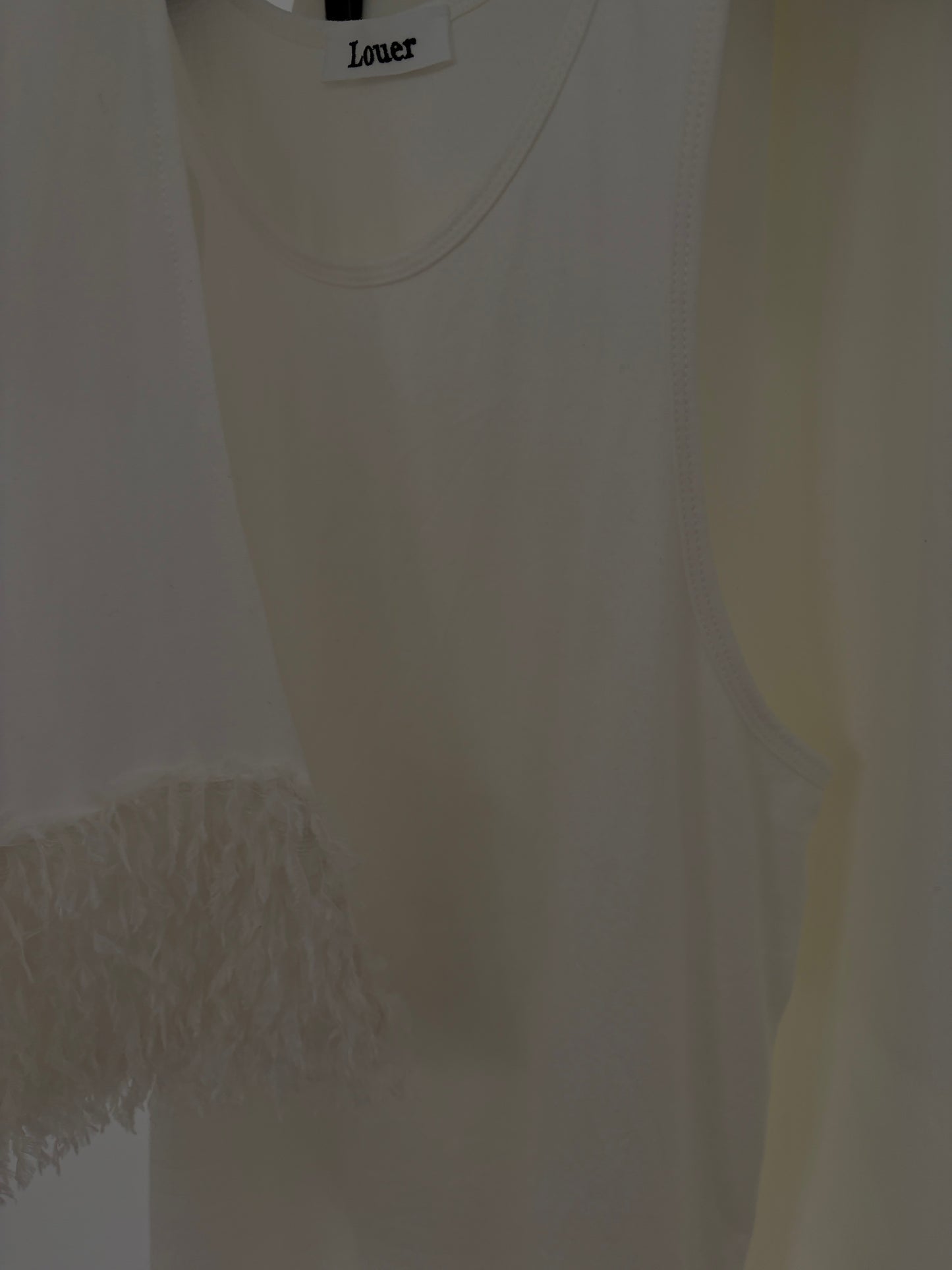 【set】maha cotton tank & feather stole