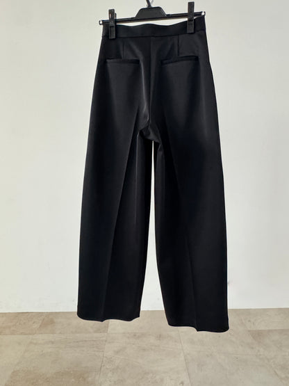 3d wide pants (black)