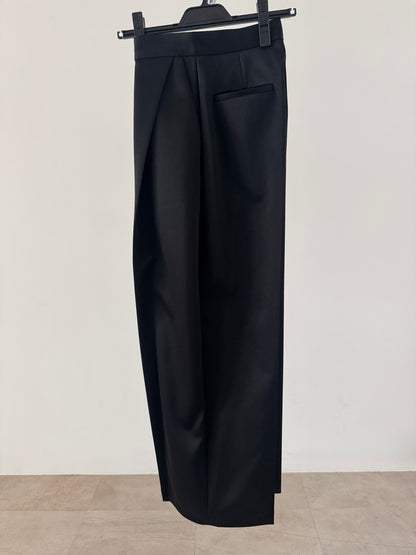 3d wide pants (black)