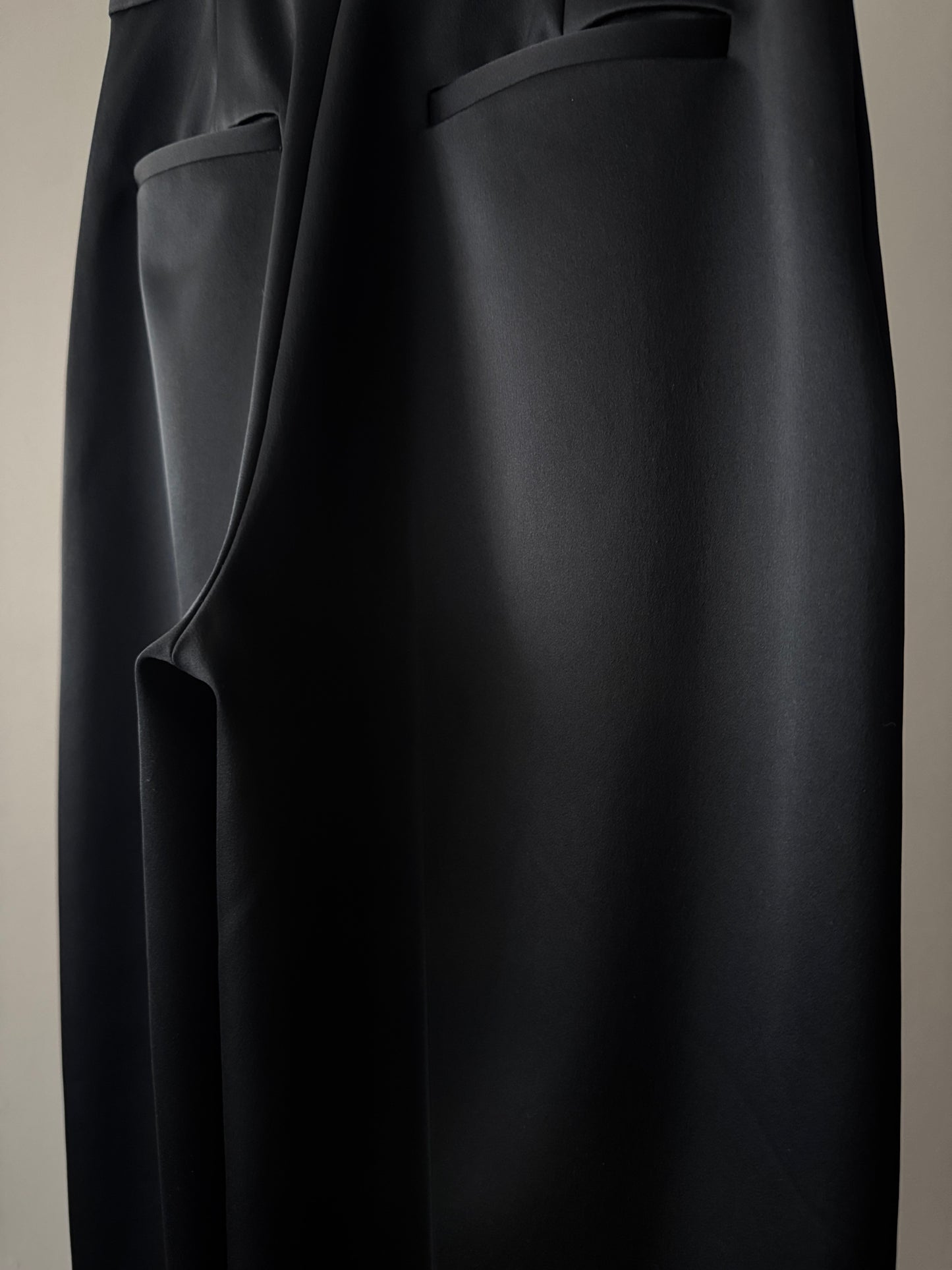 3d wide pants (navy)