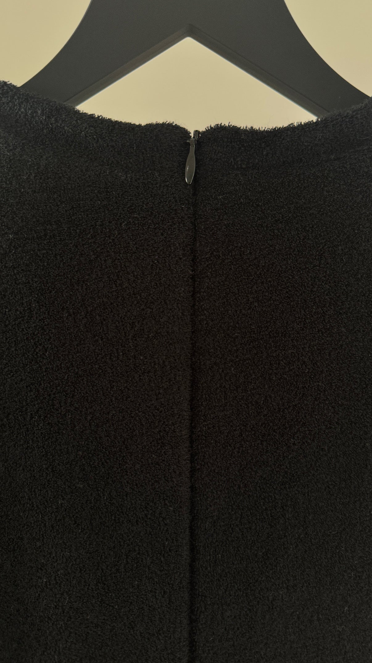 pile dress  (black)