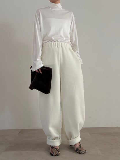 fleece easy pants
