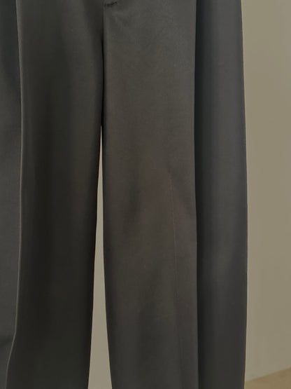 3d wide pants (black)