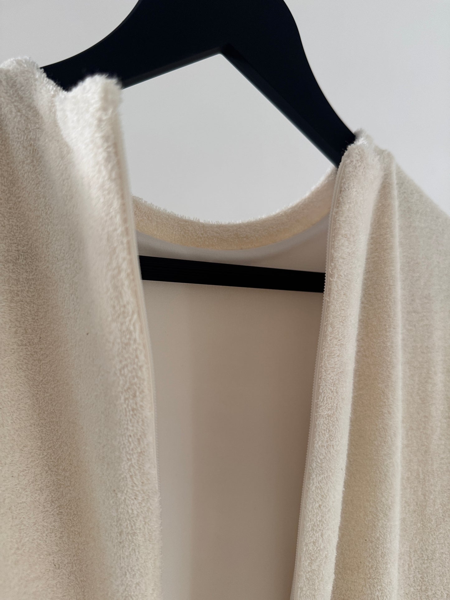 pile dress (ivory)