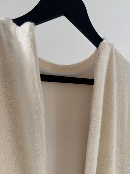 pile dress (ivory)