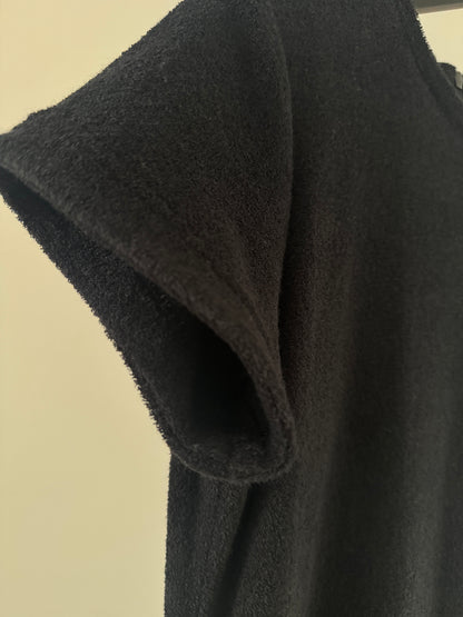 pile dress  (black)