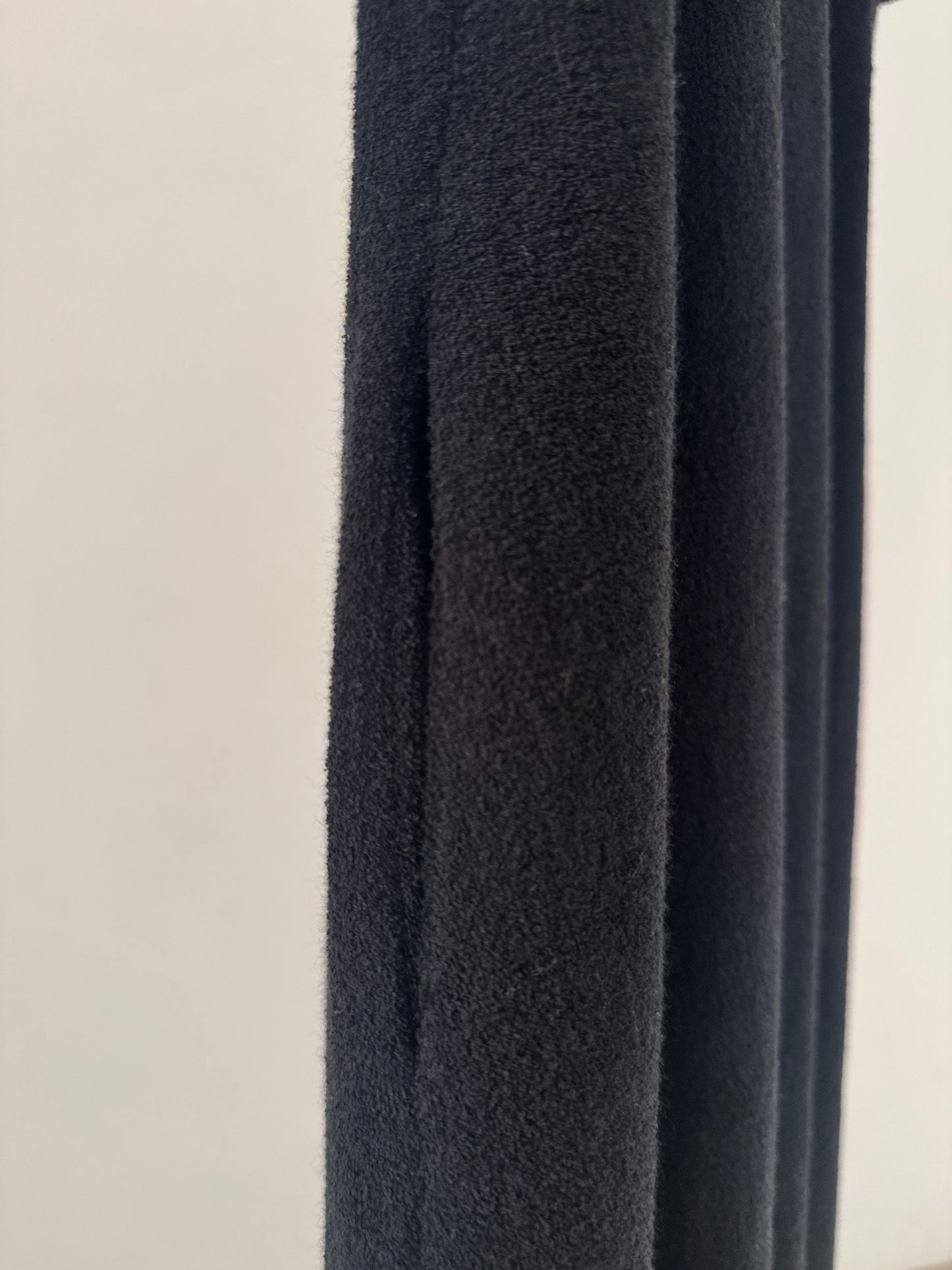 pile dress  (black)