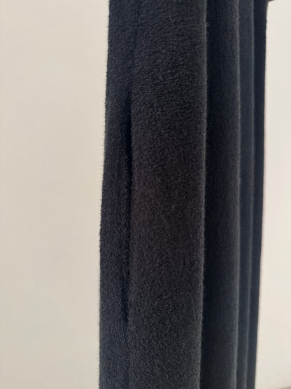 pile dress  (black)