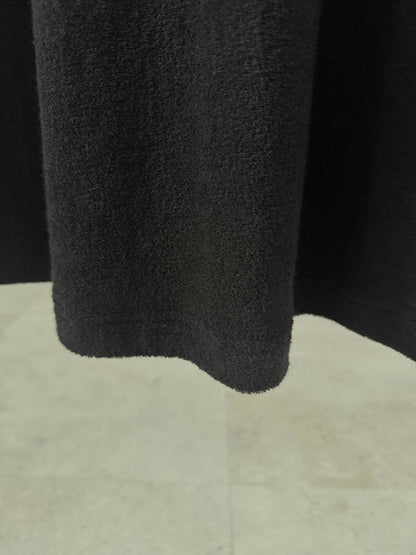 pile dress  (black)